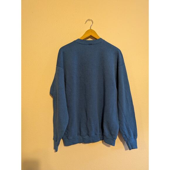 Vintage old navy trademark blue crewneck sweater size XL‎ cotton blend - Picture 2 of 4